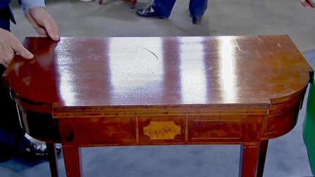 Appraisal: Federal Inlaid Mahogany Games Table, ca. 1810