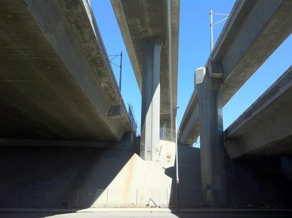 The 105 Freeway and the Green Line