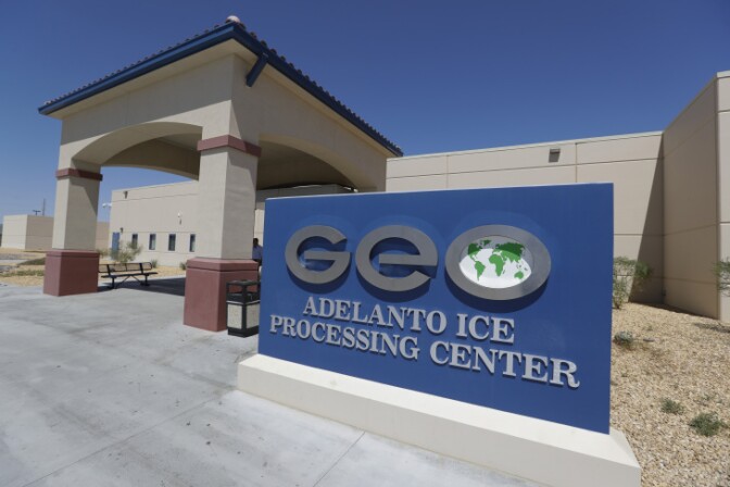 Adelanto U.S. Immigration and Enforcement Processing Center. | Chris Carlson/AP