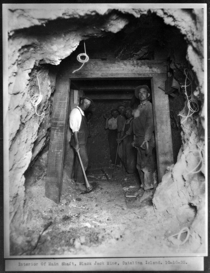 Black Jack Mine, Catalina Island