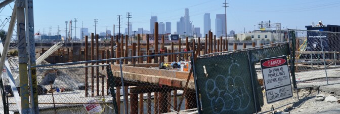 6th street Bridge construction