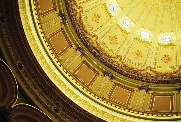 Interior of the Capitol Dome in Sacramento