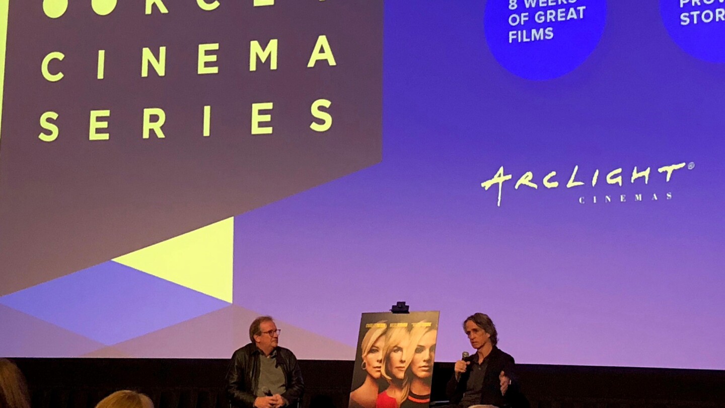 Pete Hammond and award-winning director Jay Roach in lively conversation with the audience.