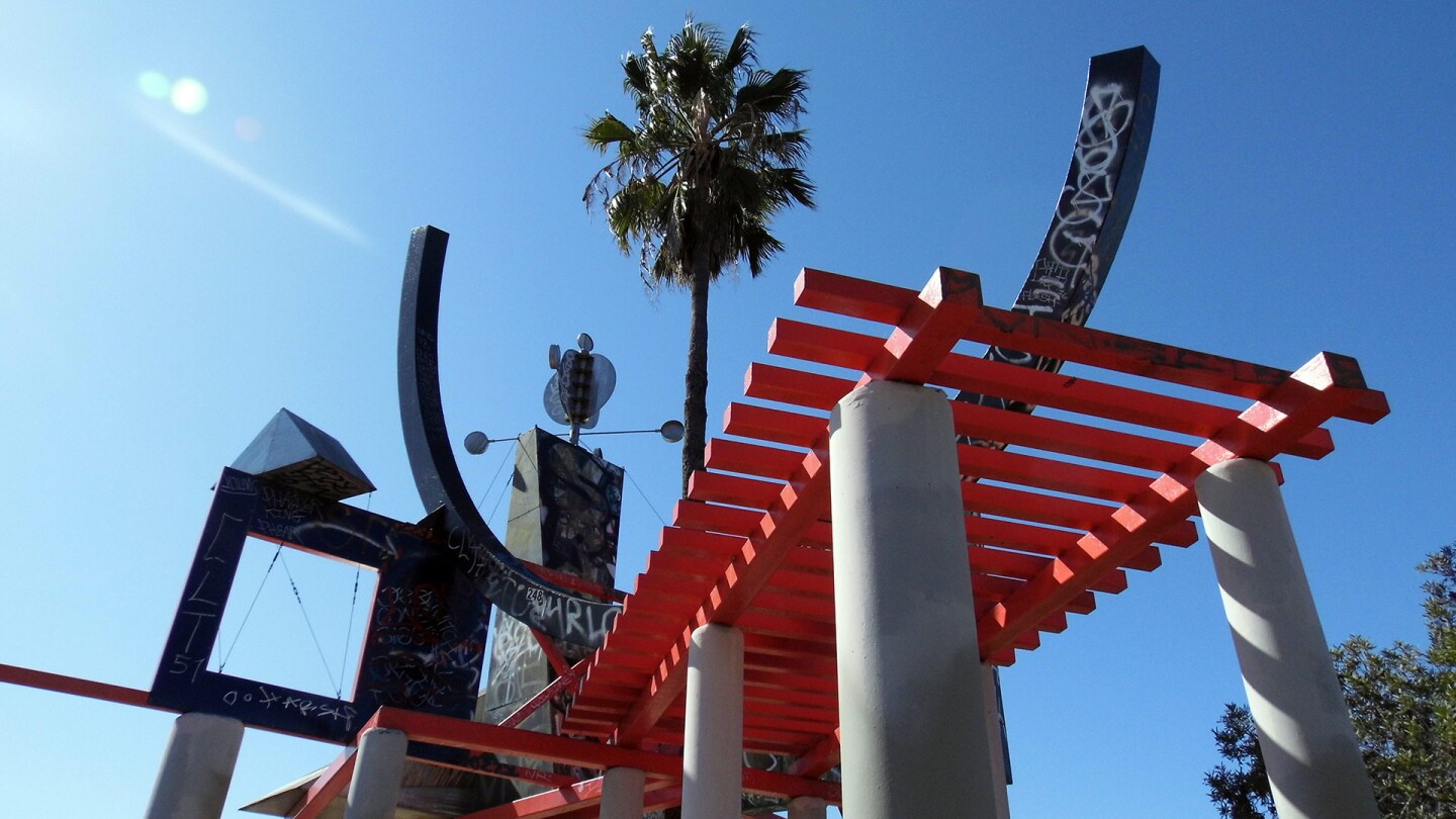 "Frank Glass and Grace E. Simons Memorial Sculpture" by Peter Shire | Sandi Hammerlein