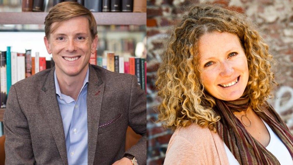 Chris Hughes and Natalie Foster