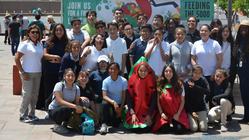 Feeding the 500 student eaters