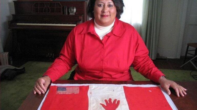 Red Hand Flag