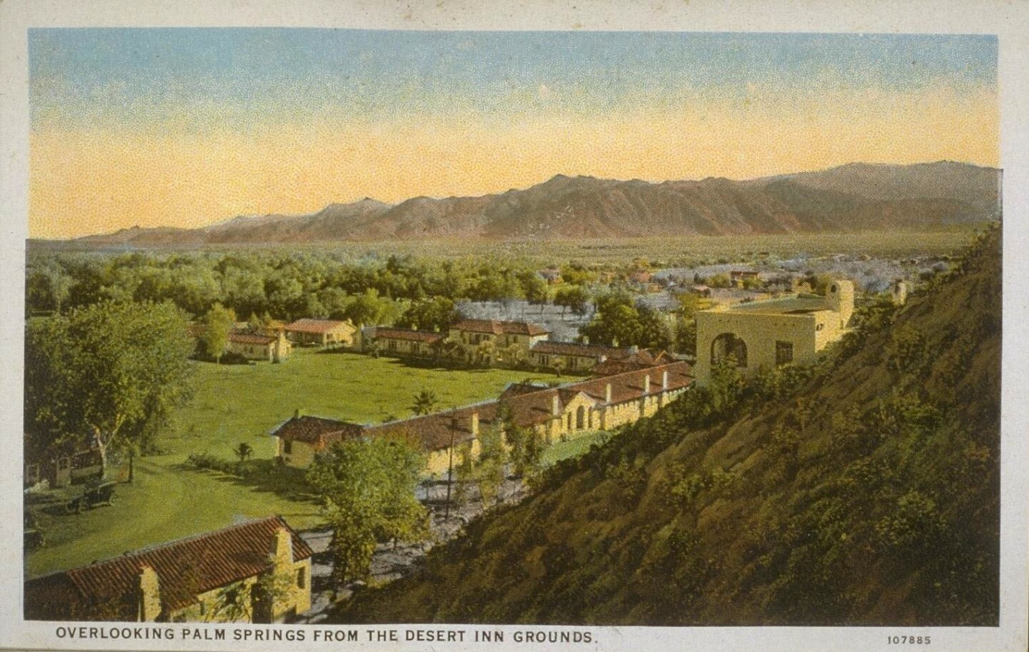 Overlooking Palm Springs from the Desert Inn Grounds