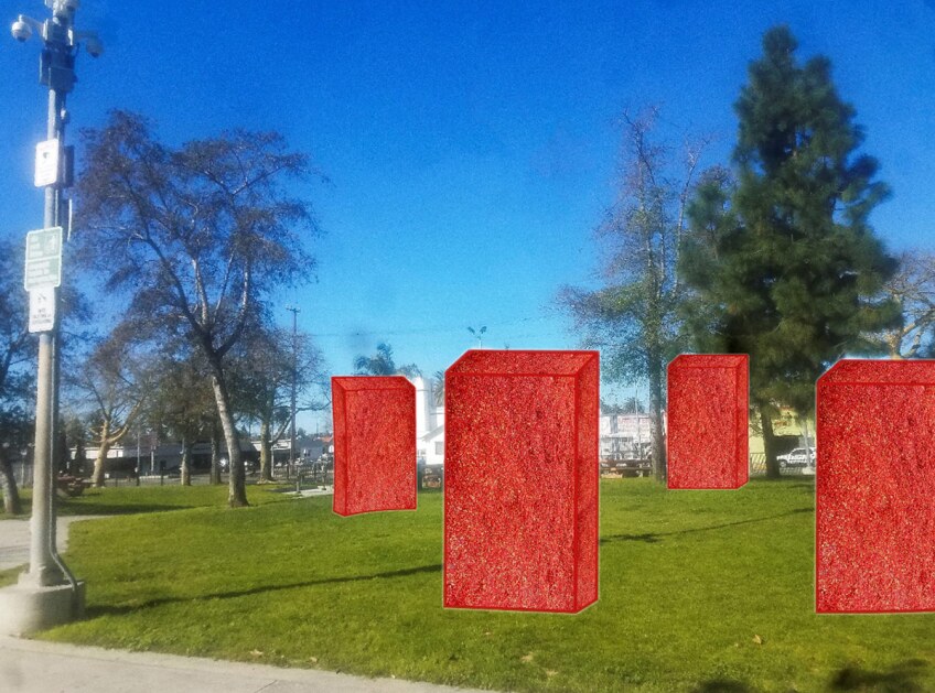 Concept of Jazmin Urrea's Hot Cheetos-filled sculptures. | Courtesy of Current: L.A. Food