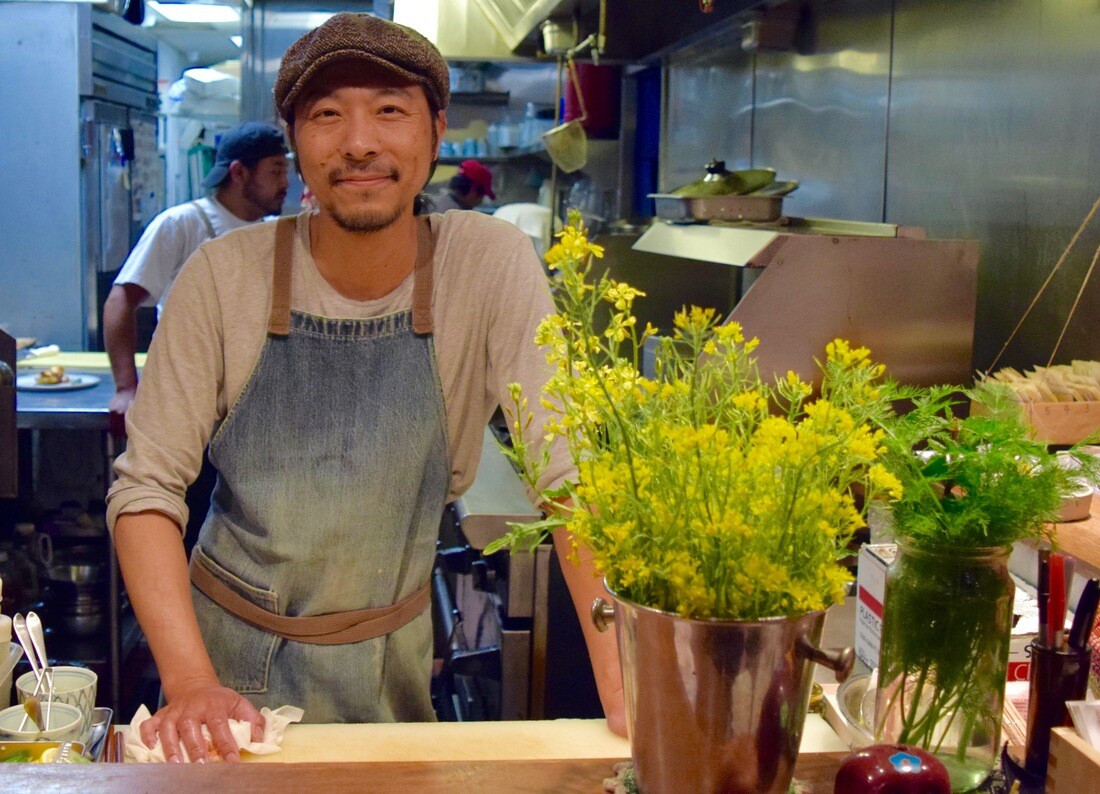 Chef Kenji Koyama at Necco