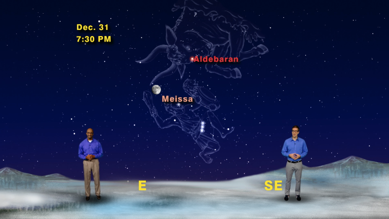 Moon Over Orion” Dec 25-31st 1 Min
