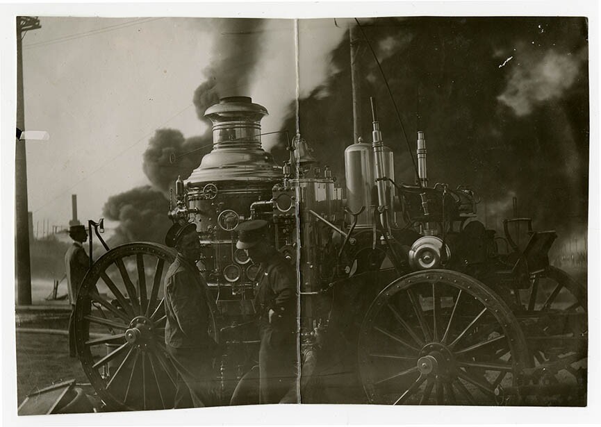 Los Angeles Fire Department photographs, 1912-1915, courtesy California Historical Society, PC19_04.