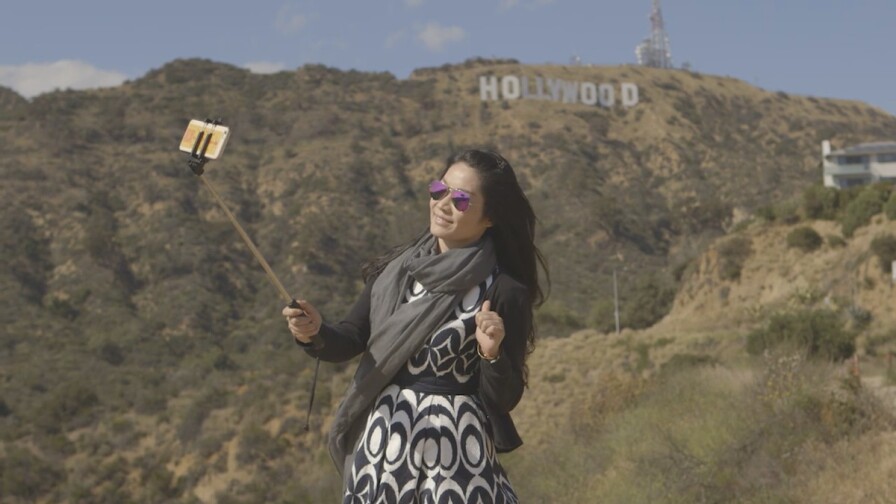 Hollywood Sign selfie