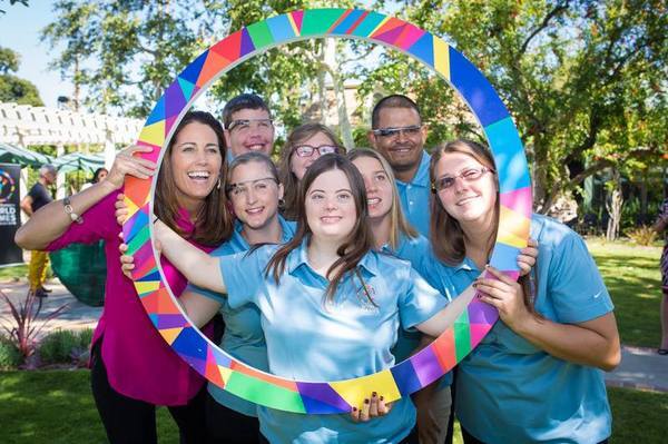 Special Olympics athletes with the LA84 Foundation | Photo: LA2015 Facebook