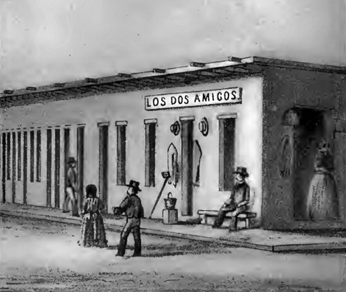 Los Dos Amigos, 1857.