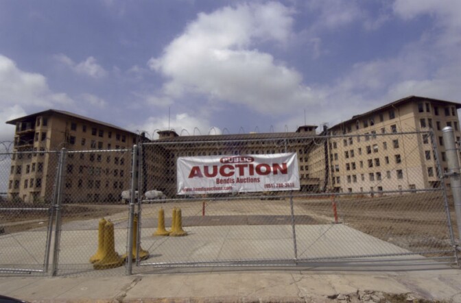 Ambassador Hotel in 2005, just before its demolition