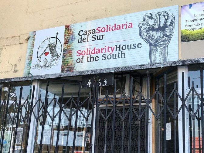 Casa Solidaria del Sur on Central Avenue, a safe space for POC. | Jonathan P. Bell