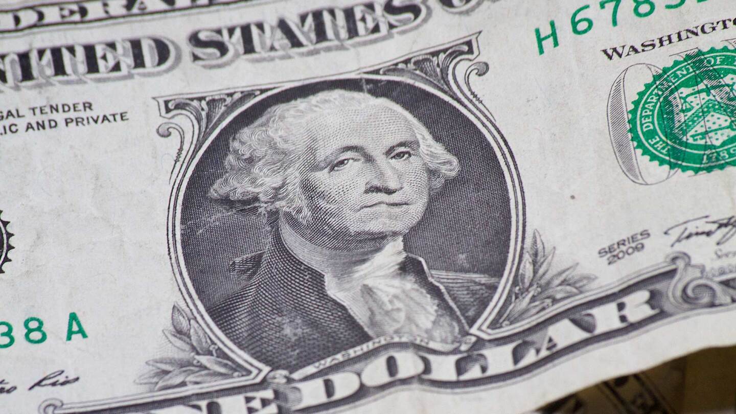A dollar bill