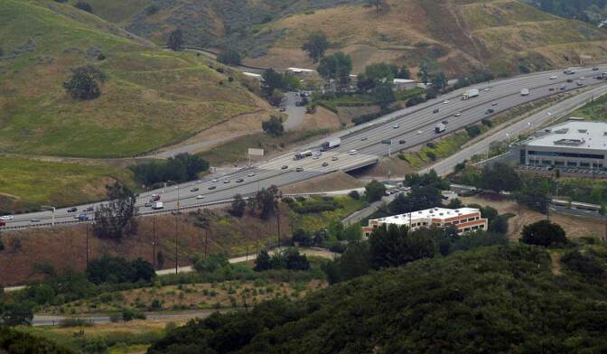 An image of Liberty Canyon, a corridor intersected by the 101 freeway where a wildlife crossing has been proposed. | National Park Service/Flickr