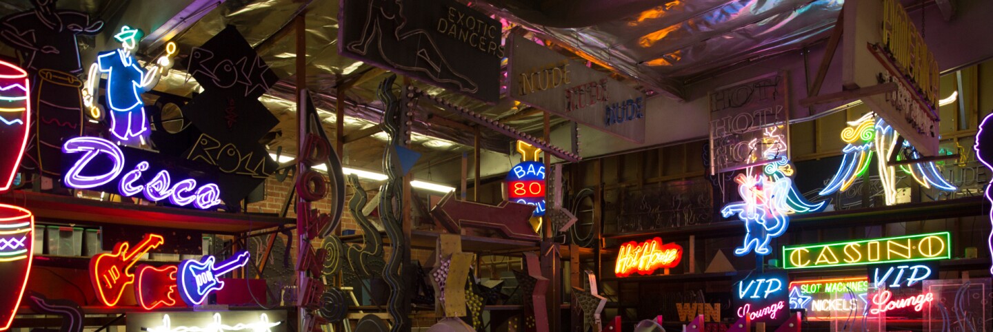 Artist Lisa Schulte's neon studio (primary)