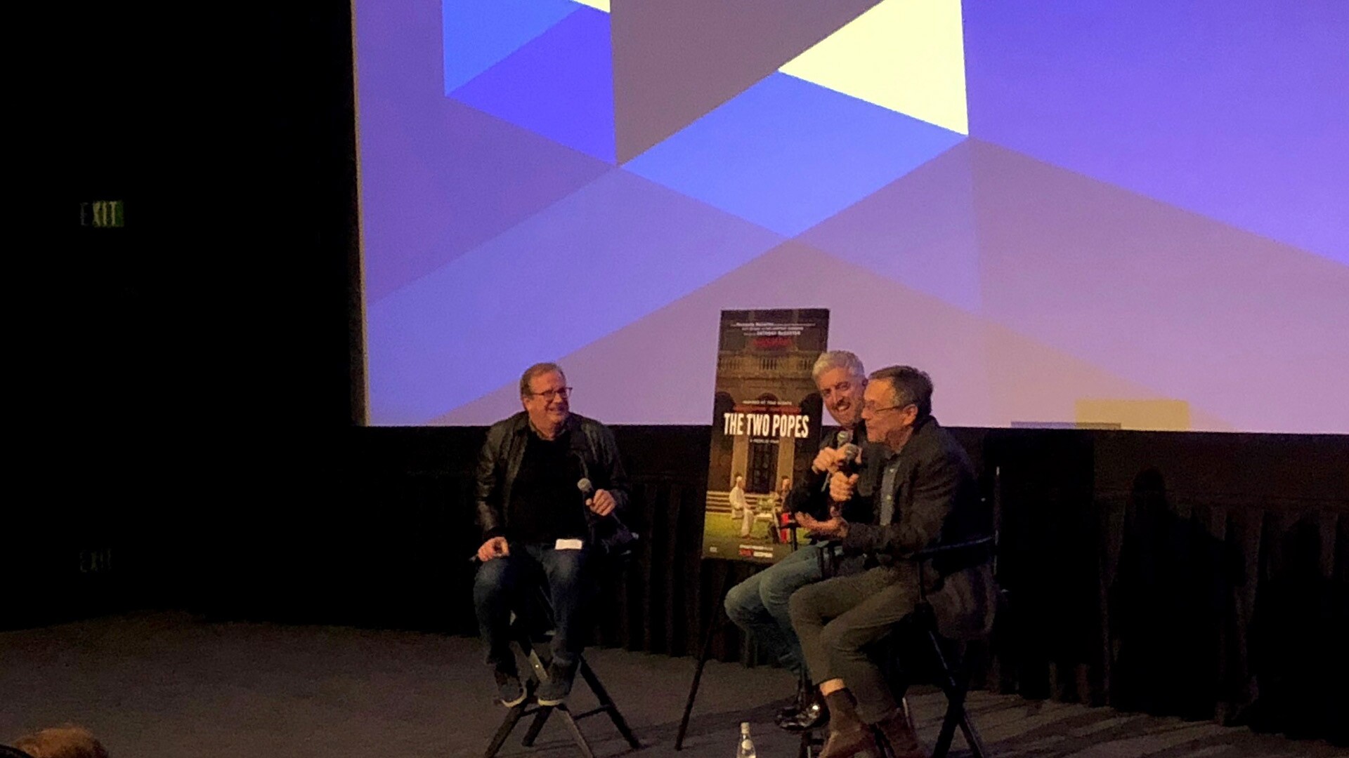 Post screening Q&A with Pete Hammond, Anthony McCarten, and Fernando Ferreira Meirelles