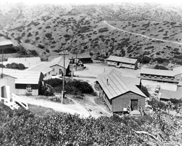 Located on the windward side of the island, Camp Cactus was home to a secret U.S. Army Signal Corps radar facility. Courtesy of the Catalina Island Museum.