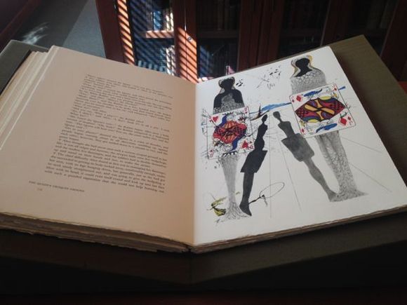 "Alice's Adventures in Wonderland," illustrated by Salvador Dali | Photo: Liz Ohanesian