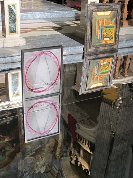 "Treating Shadows As Real Things" for Artissima 19 in The Church of the Holy Shroud, Turin (work by Lucas Blalock and Giorgio De Chirico) | Curated by Lauren Mackler and Andrew Berardini.