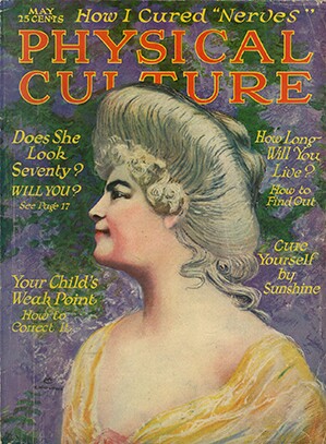 May 1920 cover of Physical Culture | Ball State University Digital Media Repository