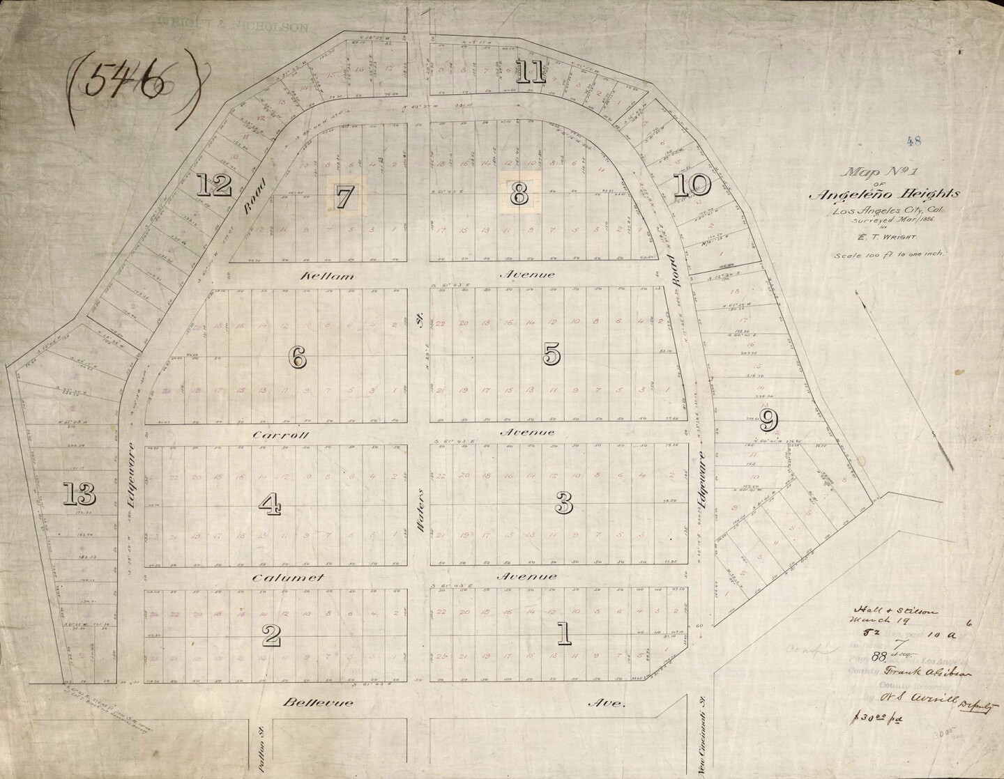 Angeleño Heights, 1886