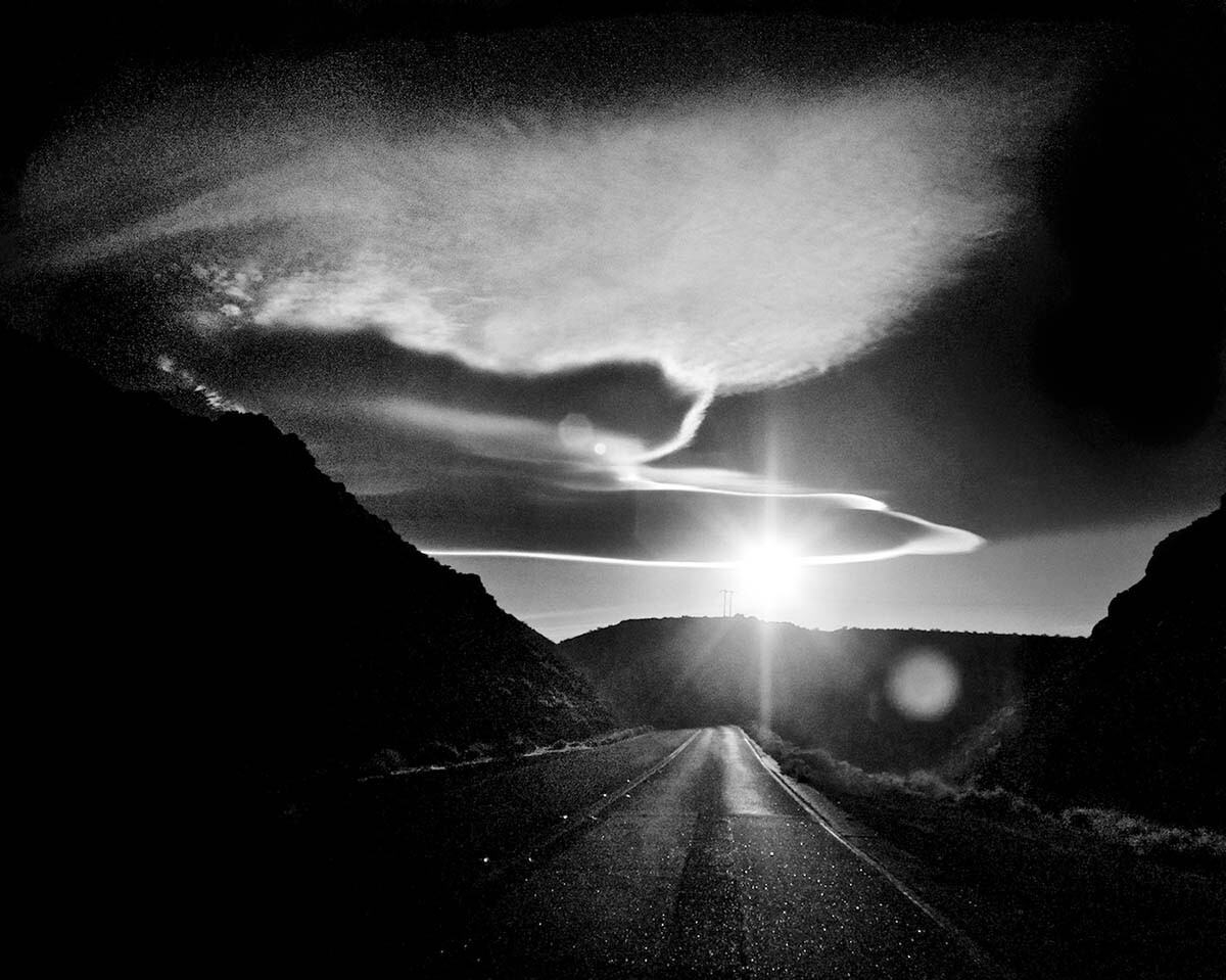 Leaving Trona - Infrared Exposure - CA Highway 178 - 2011 | Osceola Refetoff