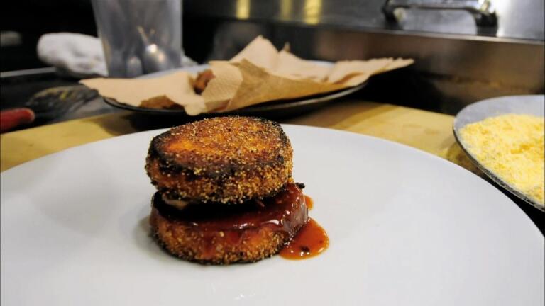 Candied Yams with Bacon-Pecan Syrup