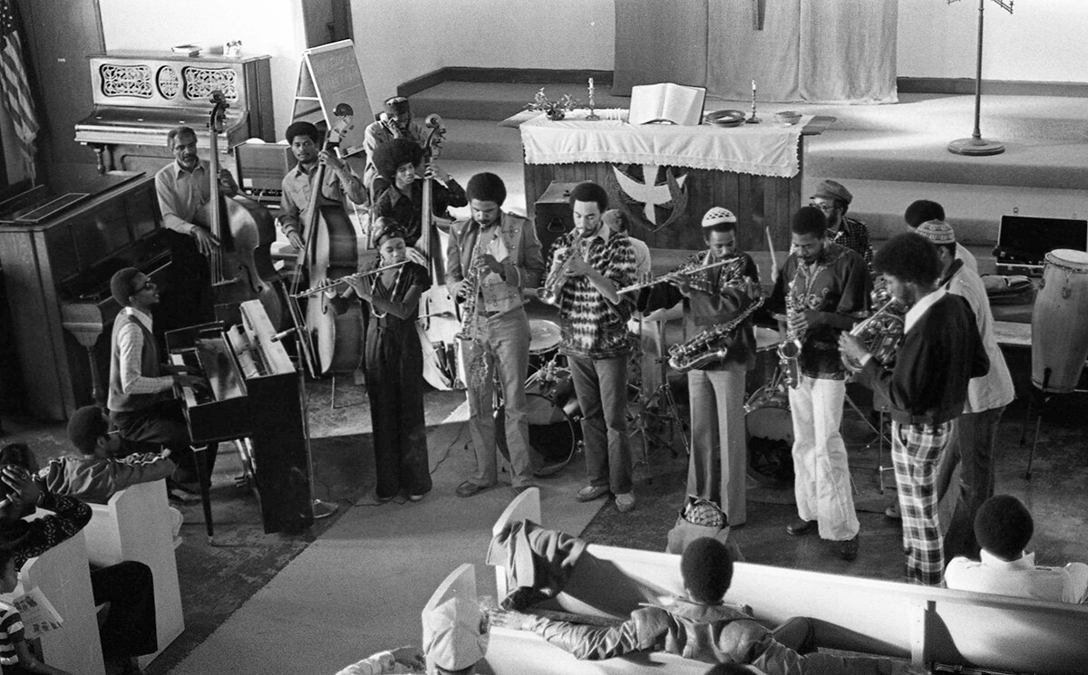 The Ark playing at The Immanuel United Church of Christ on January 30, 1977, where they played on the last Sunday of every month for around 8 years. | Courtesy of Mark Weber