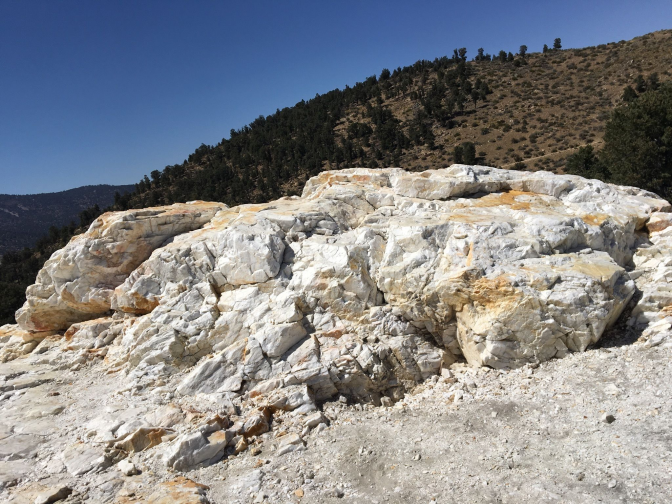 A large crystal quartz dome named The Eye of God.