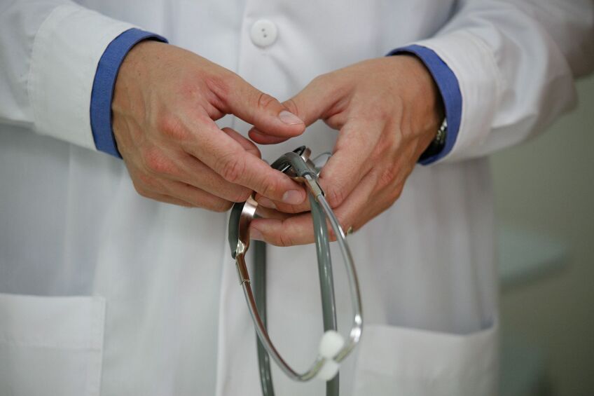 Doctor Holds Stethoscope 