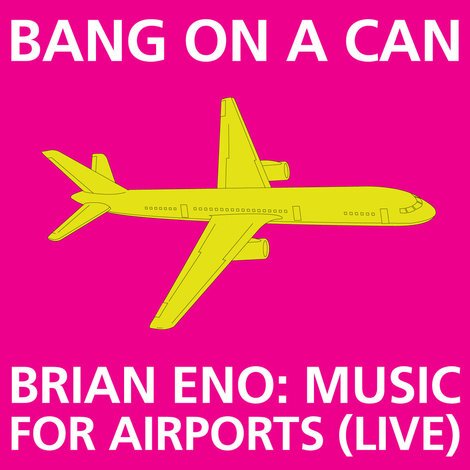 Promotional image for "Music for Airports" performance at the San Diego International Airport.