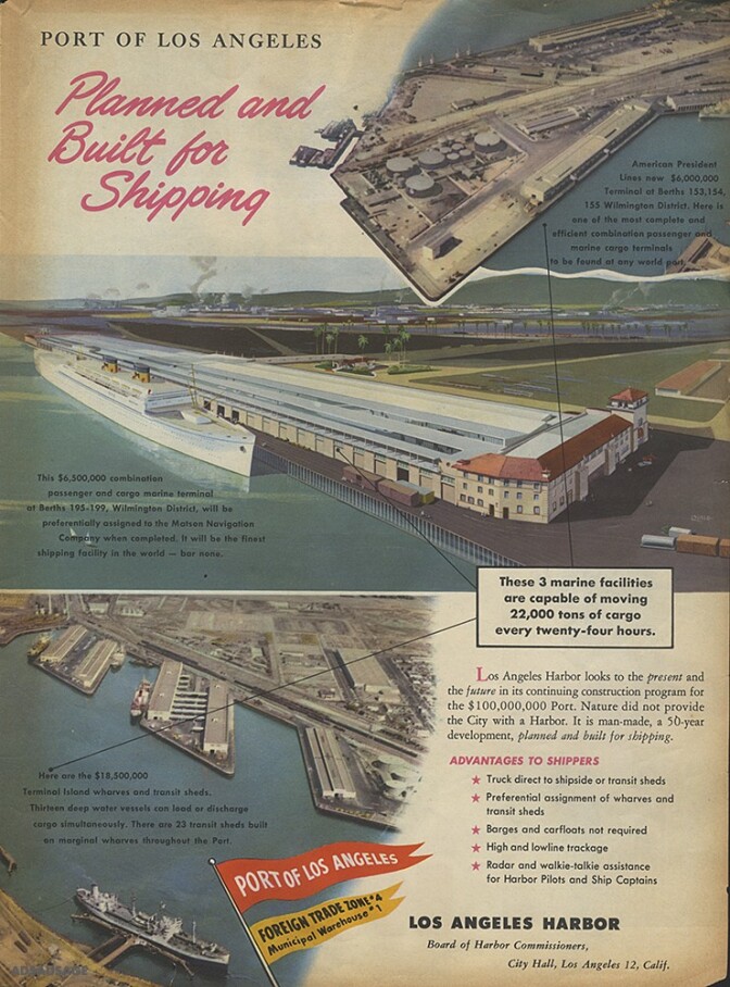 Los Angeles Port ad