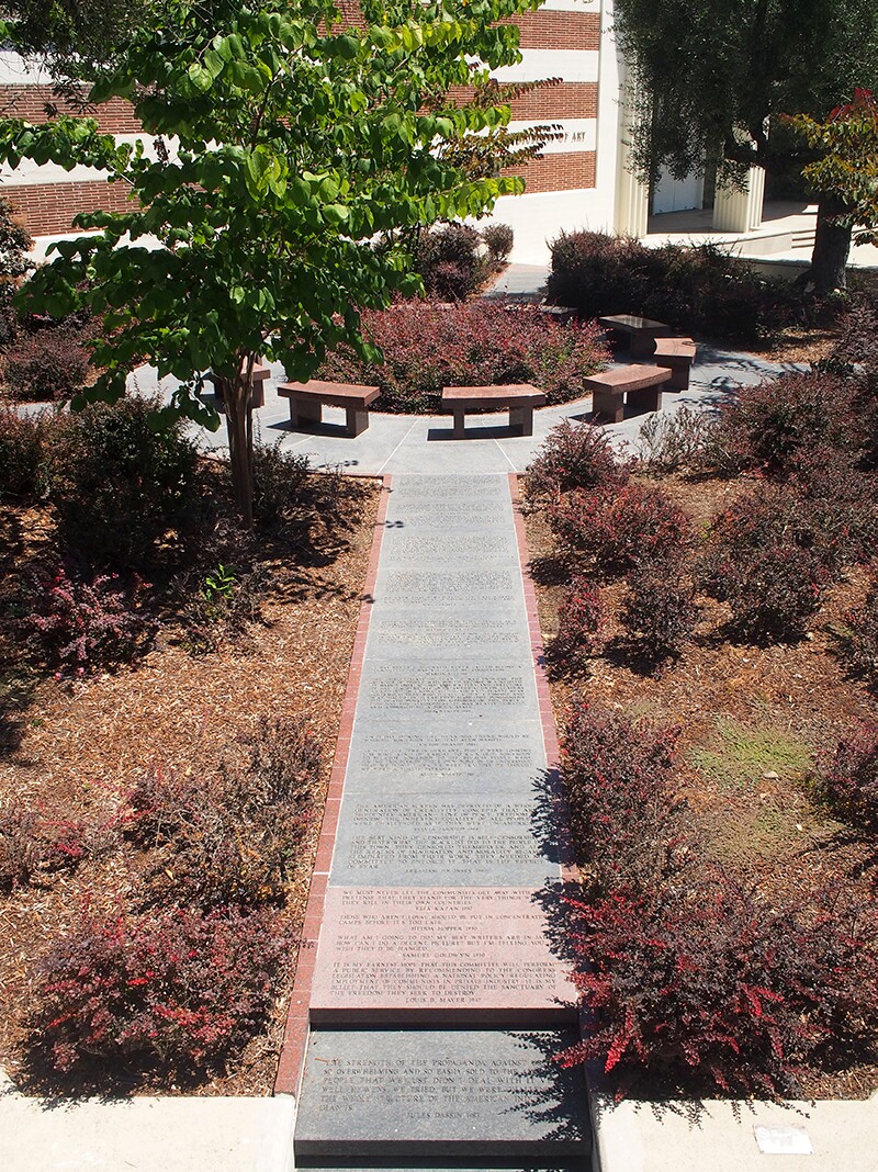 Blacklist, 1999. A Public Work by Jenny Holzer. Collection of USC Fisher Museum of Art. This work is a gift of The First Amendment/Blacklist Project Committee. | Courtesy of USC Fisher Museum of Art