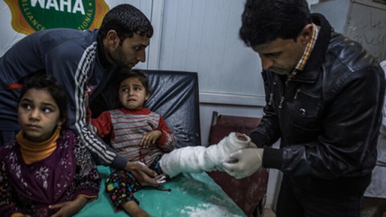 Injured Iraqi Girl