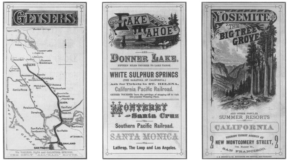 1880 Central and Southern Pacific brochure