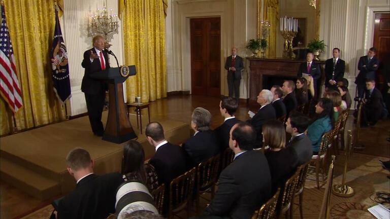President Trump defends administration from Russia concerns