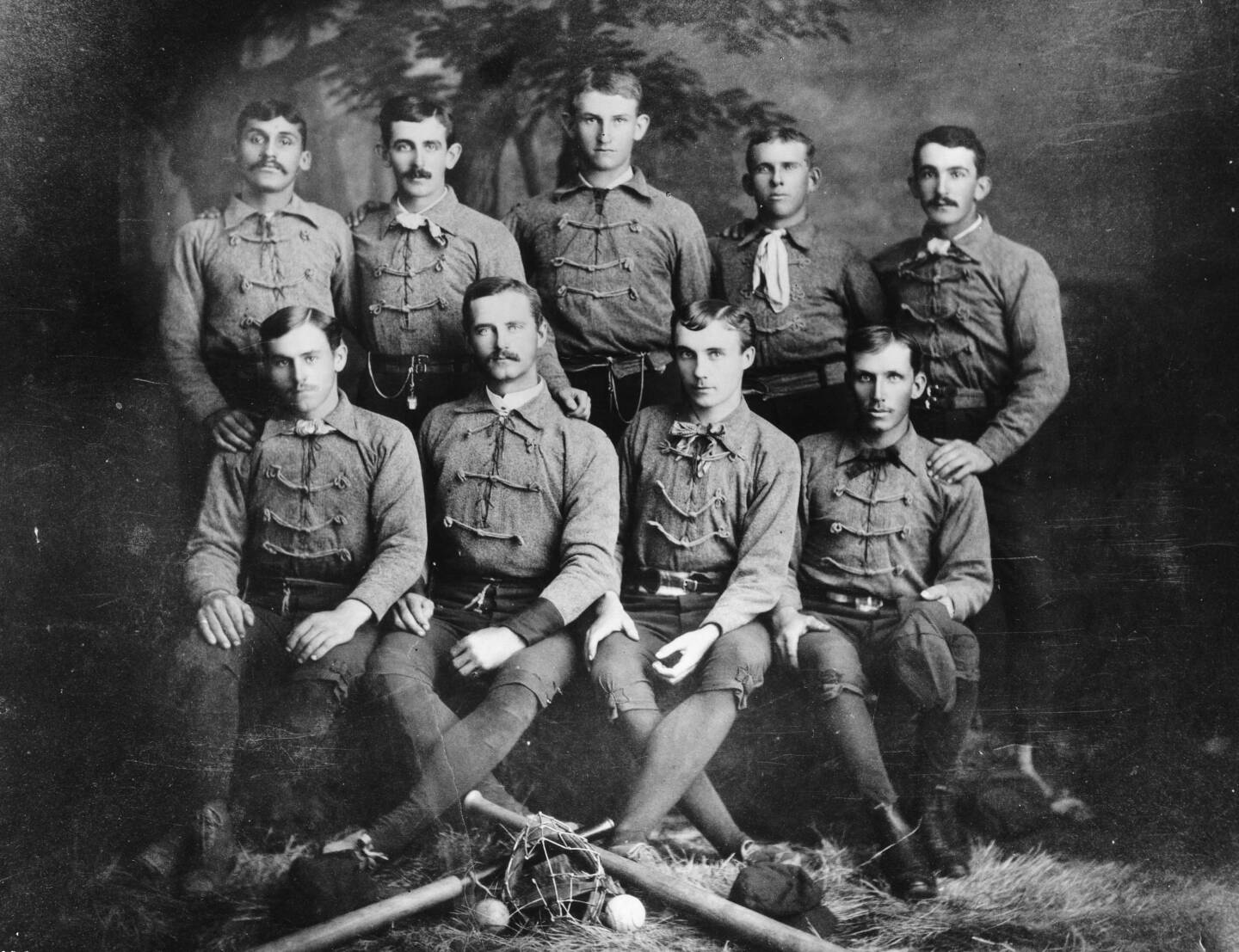 The Los Angeles Baseball Club, circa 1884. Courtesy of the USC Libraries - California Historical Society Collection