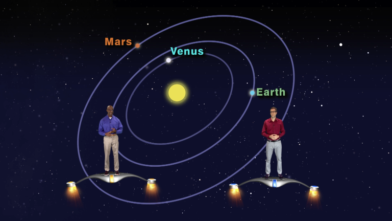 “Venus and Mars Line Up Again” Oct 2-8th 1 Min