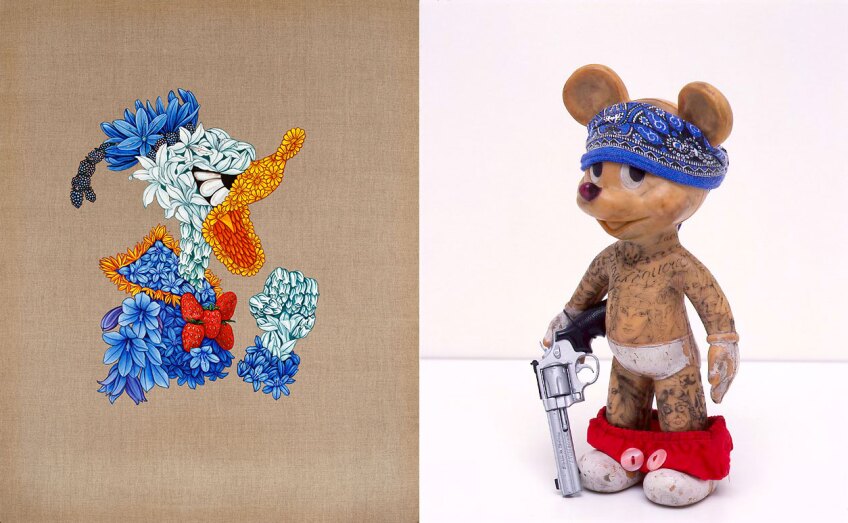 Donald Duck by Sergio Allevato and Mickey by Dr. Lakra