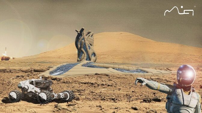 Mars City Design plans to use 3D printing to test some of the structures in the Mojave desert. | Courtesy of Mars City Design