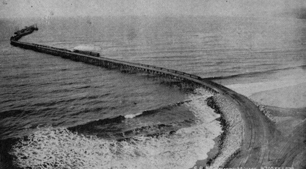 Projected site of the Port of Los Angeles, near Santa Monica, ca. 1893 | Security Pacific National Bank Collection, Los Angeles Public Library