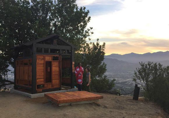 The teahouse and tea master at dawn.
