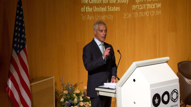 Rahm Emanuel on calling for new approach to U.S.-Israel ties