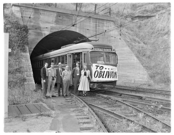 Last day of service, 1955 | Metro Library and Archive/Flickr/Creative Commons