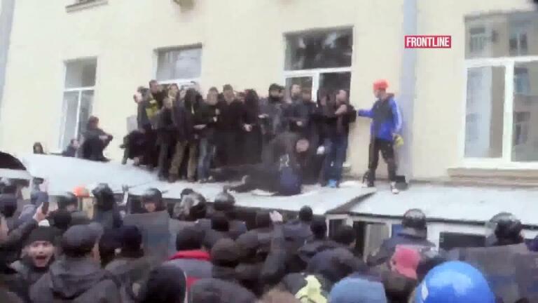 Riot in Kharkiv